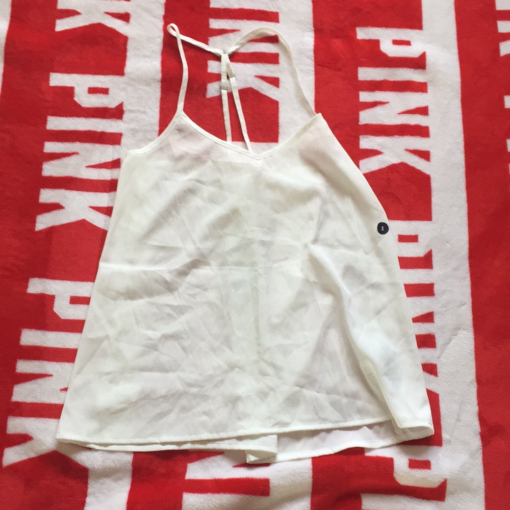 New! Hollister Sheer White Cami